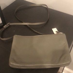 Coach grey crossbody bag